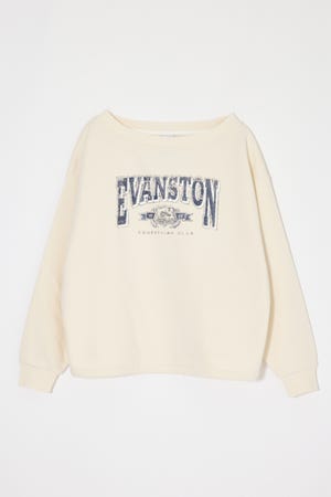 OFF SHOULDER SWEAT トップス