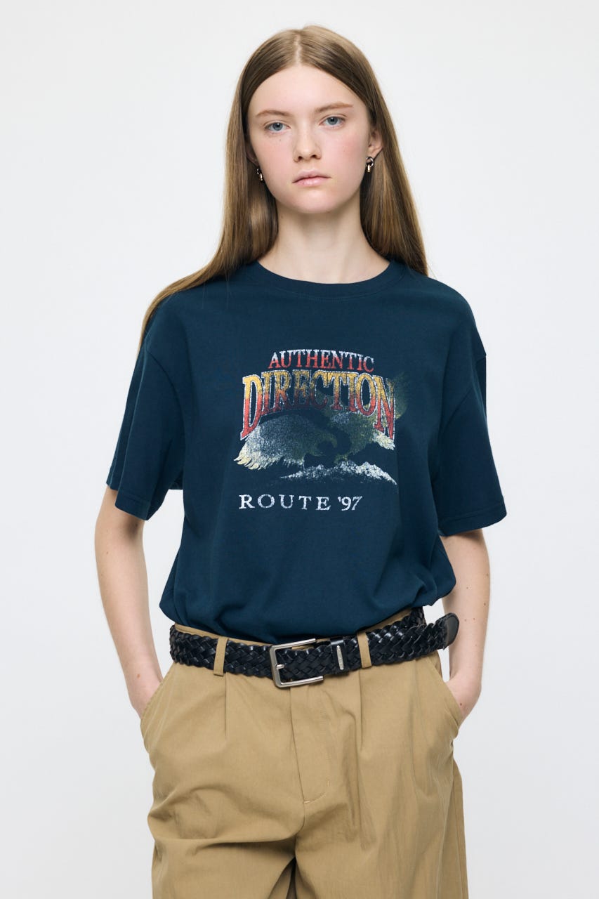 VINTAGE EAGLE TEE NVY FREE