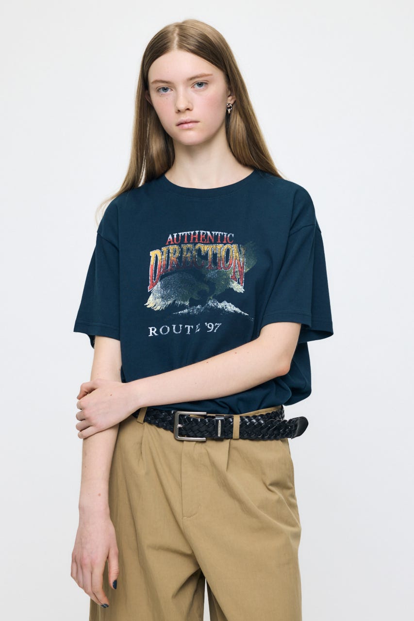VINTAGE EAGLE TEE NVY FREE