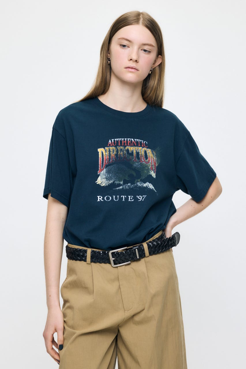 VINTAGE EAGLE TEE NVY FREE