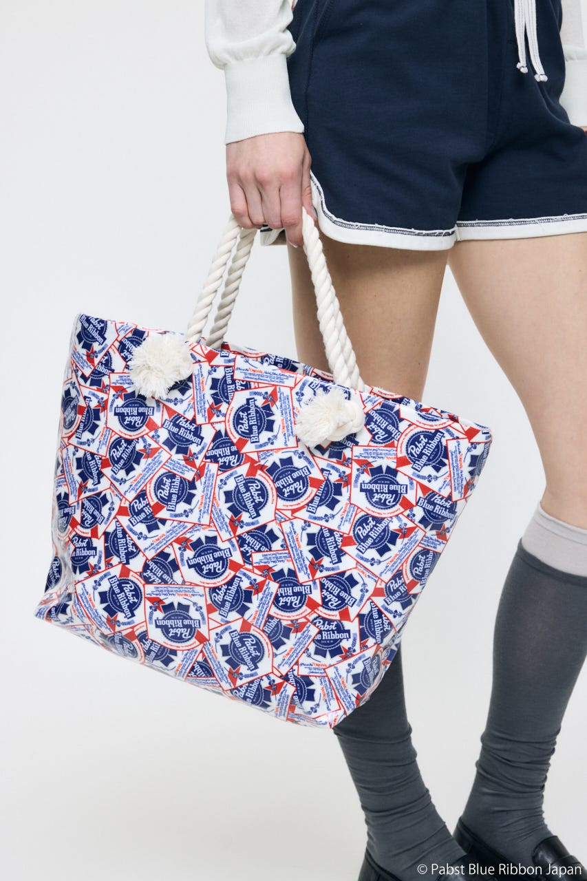 PABST PVC トートバッグ WHT FREE