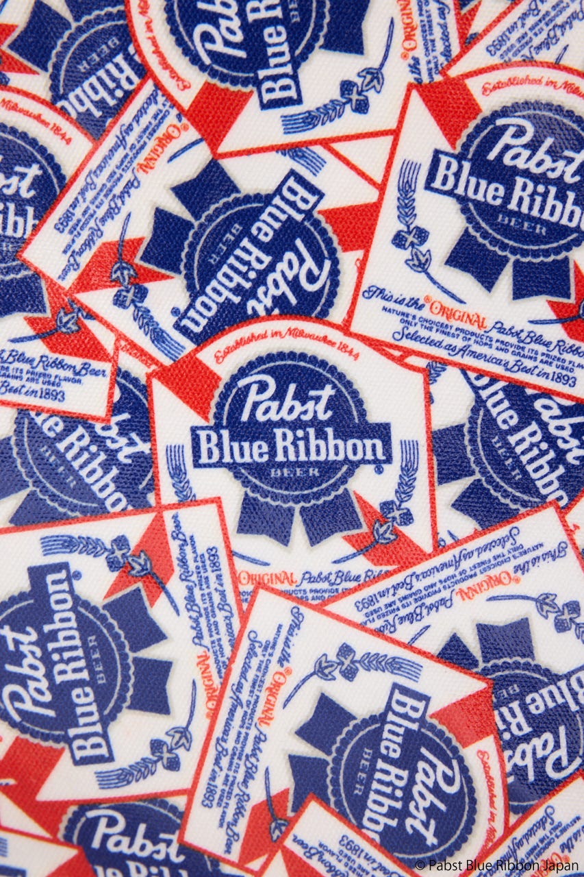 PABST PVC トートバッグ WHT FREE