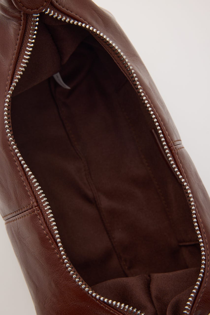 STUDS HANDLE バッグ BRN FREE