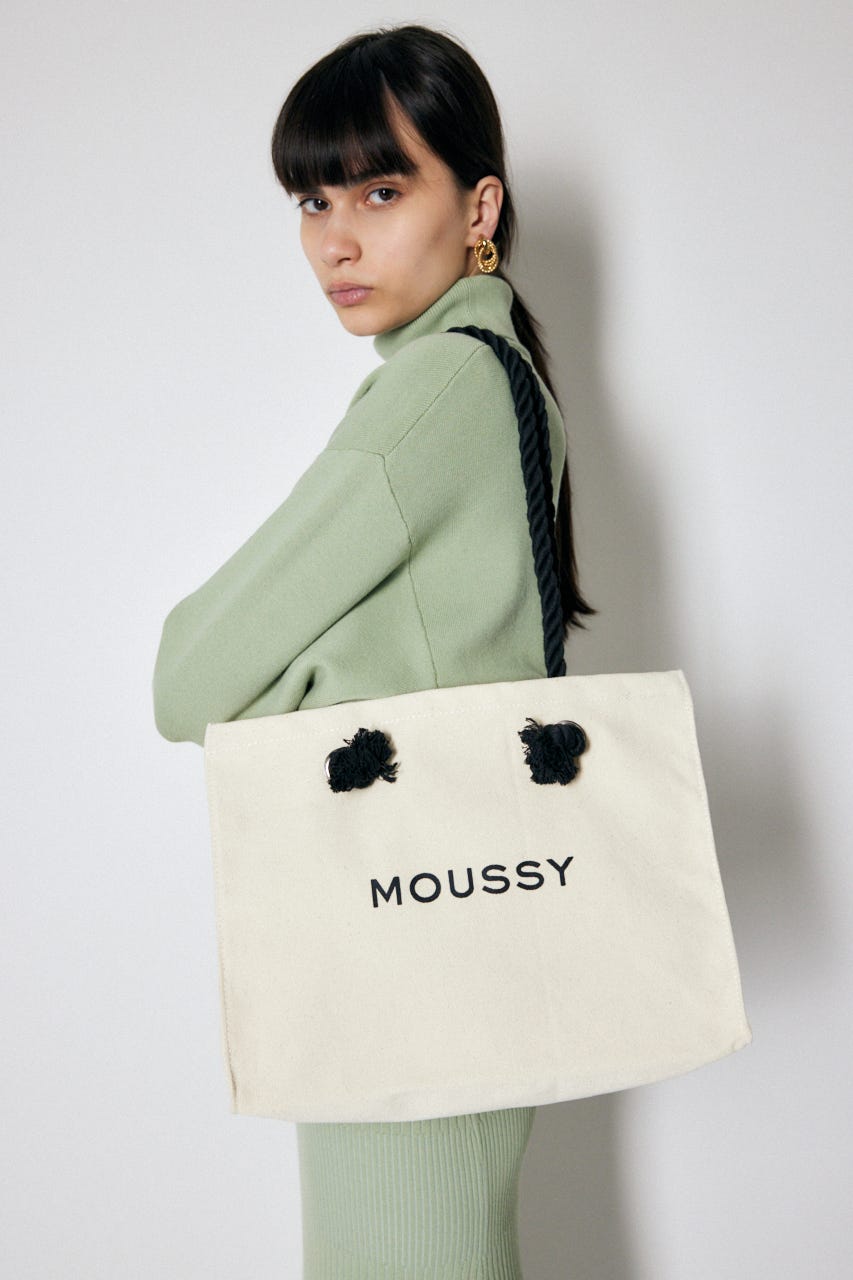 MOUSSY SOUVENIR ショッパー WHT FREE