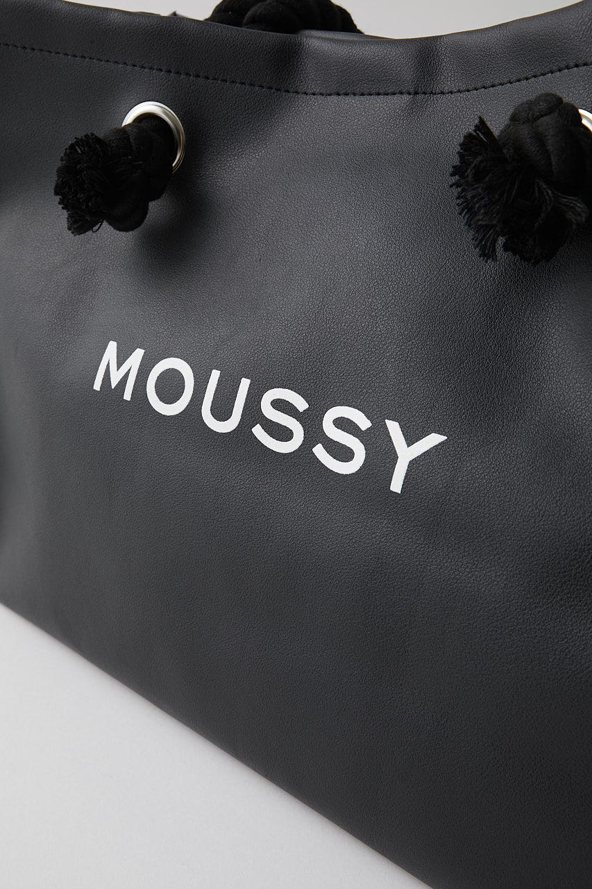 MOUSSY F/L SHOPPER バッグ BLK FREE