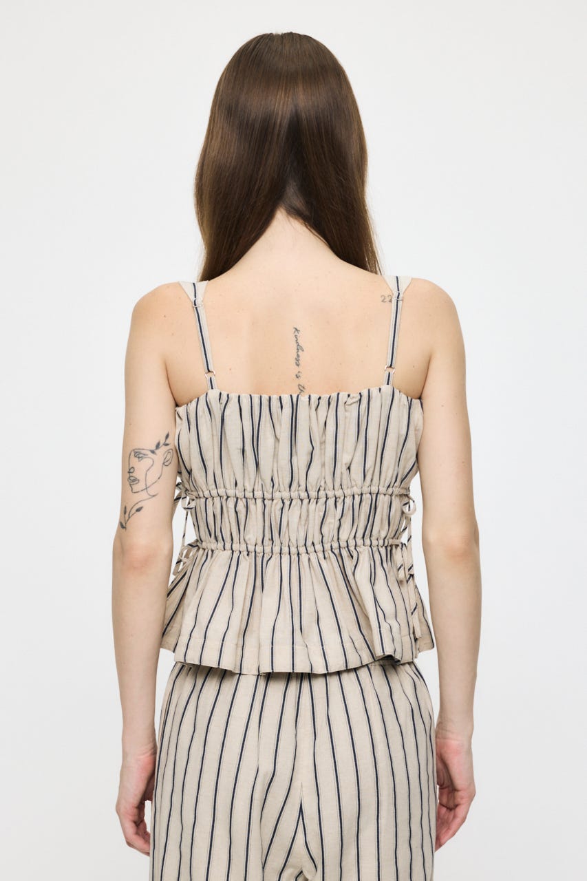 GABBY CAMI トップス 柄BEG FREE