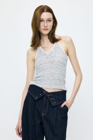 HALTER NECK KNIT キャミ