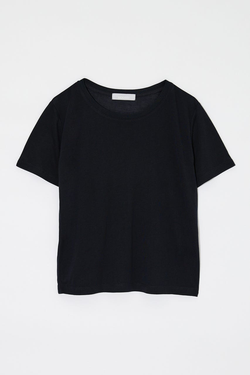 SHEER BASIC TEE D/NVY FREE