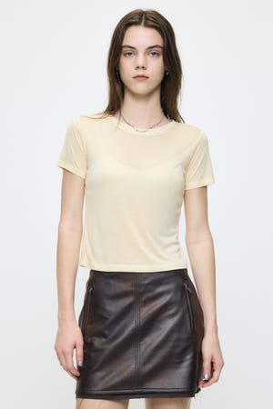 SHEER BASIC TEE
