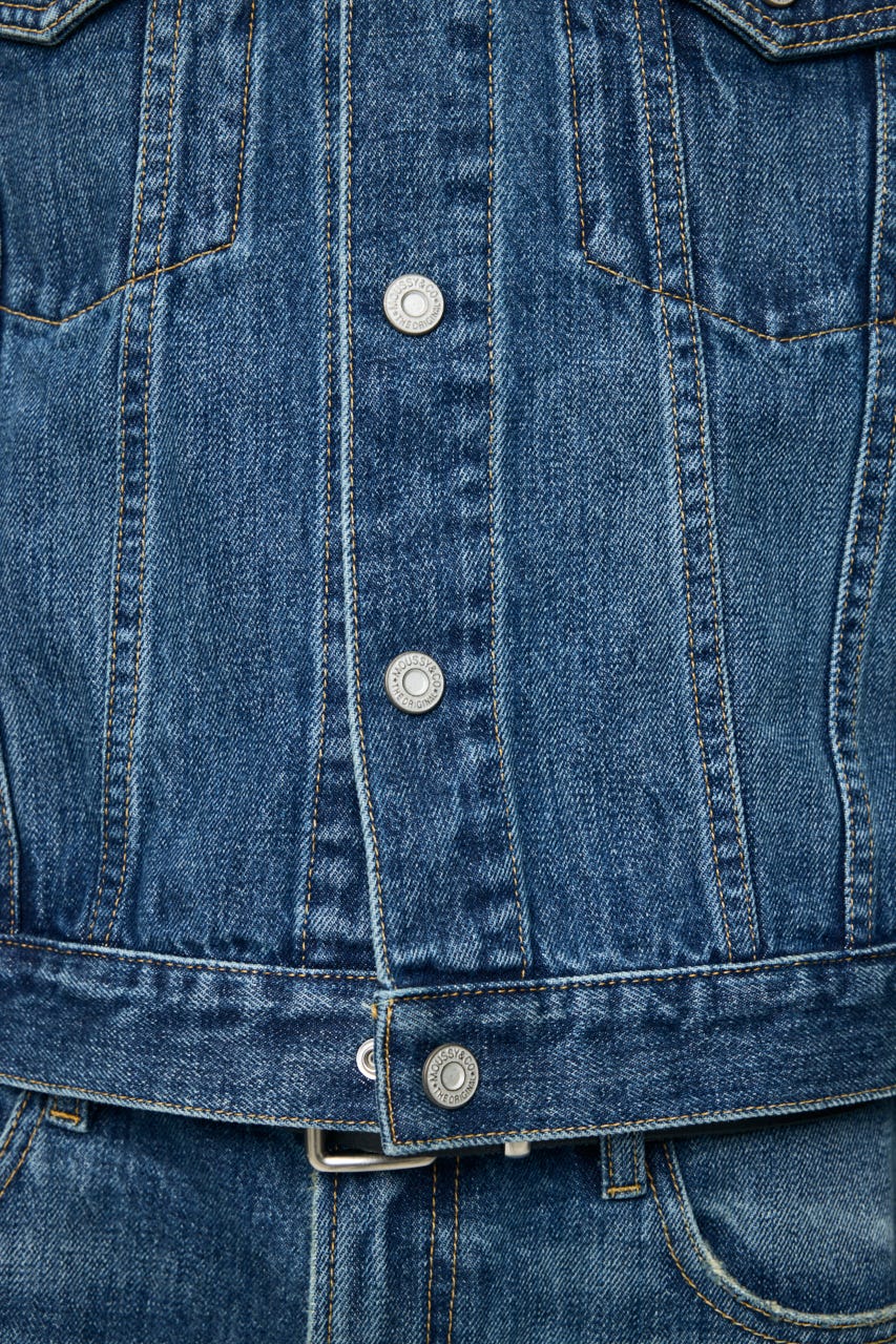 COMPACT DENIM ジャケット BLU FREE