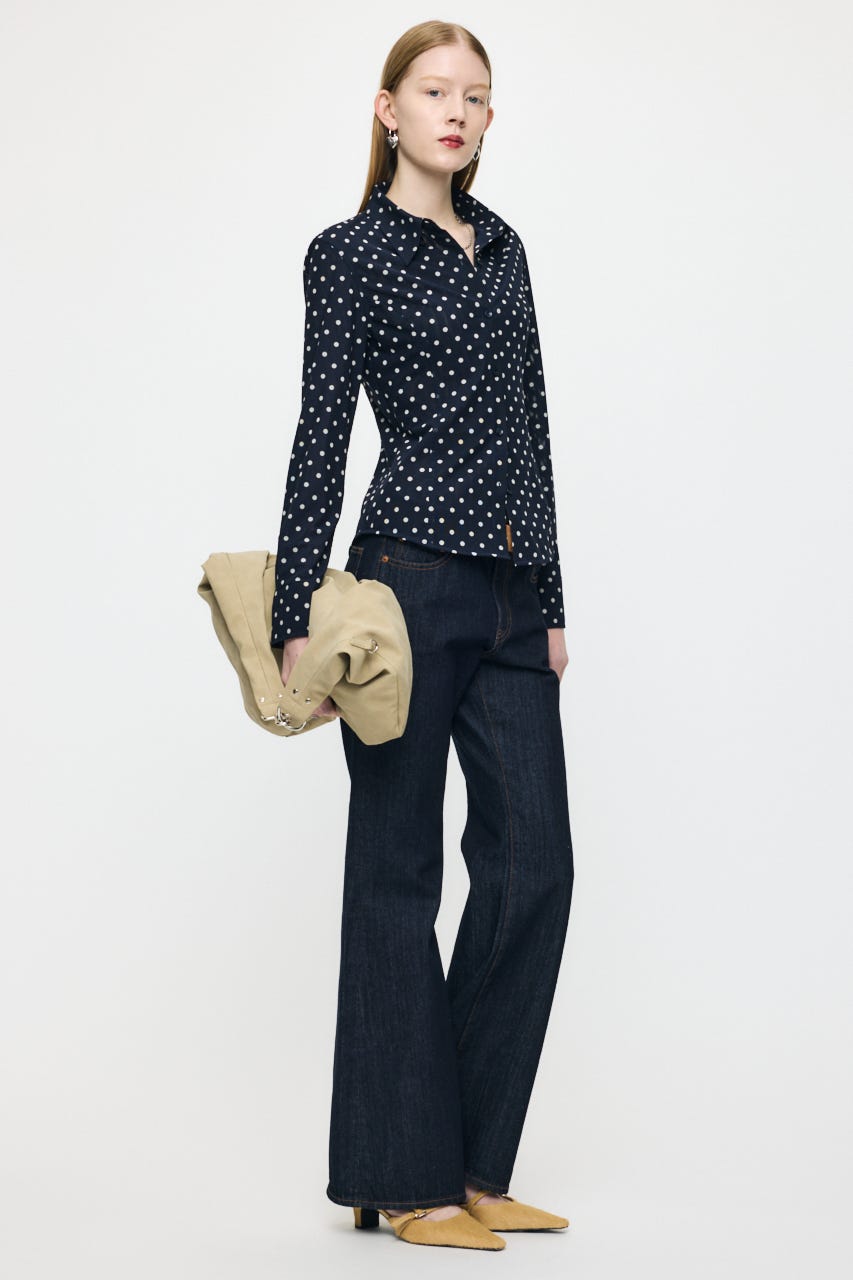 MIDRISE FLARE パンツ One Wash 1