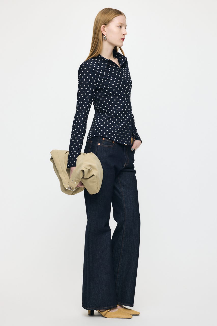 MIDRISE FLARE パンツ One Wash 1