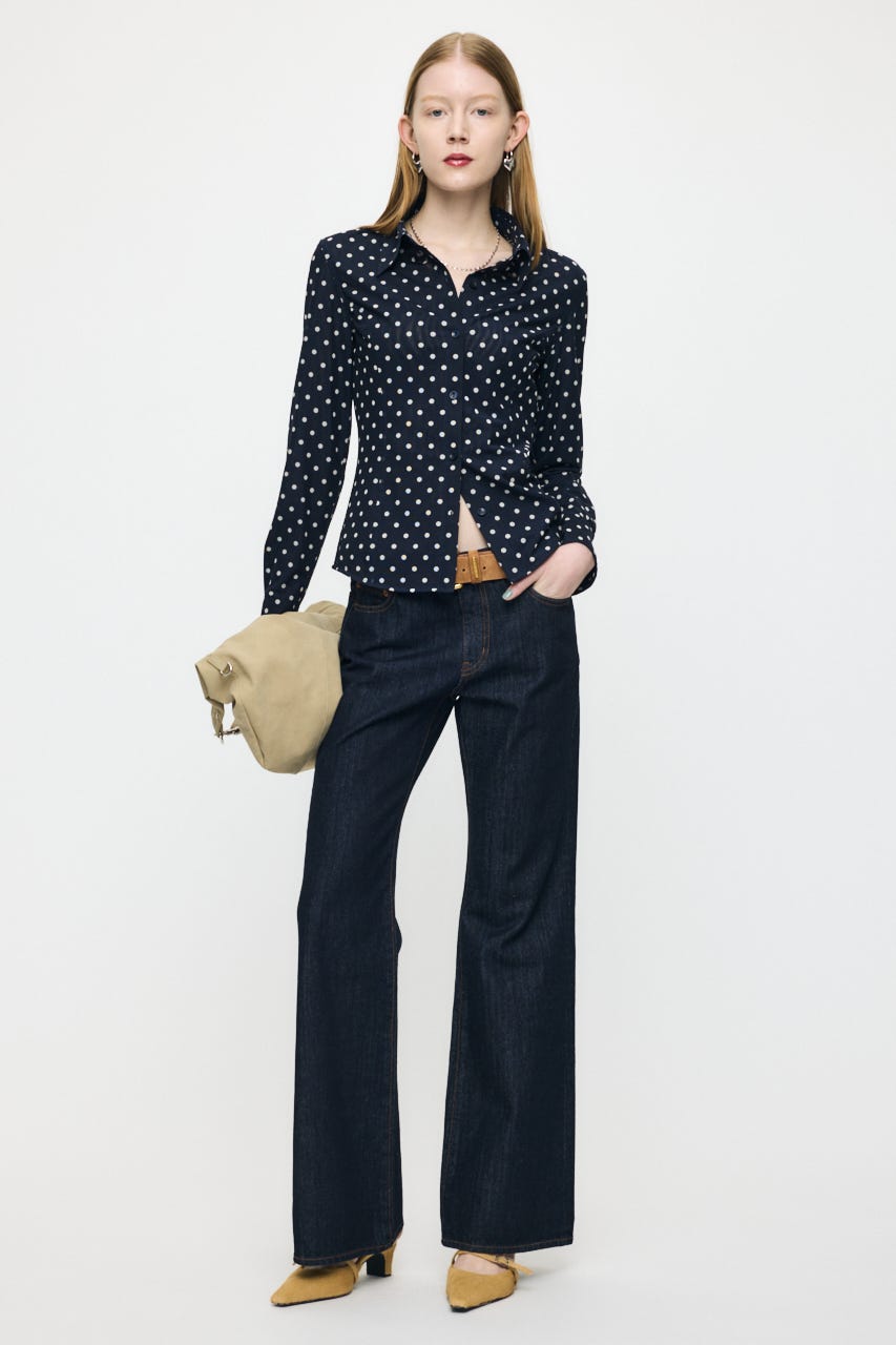 MIDRISE FLARE パンツ One Wash 1