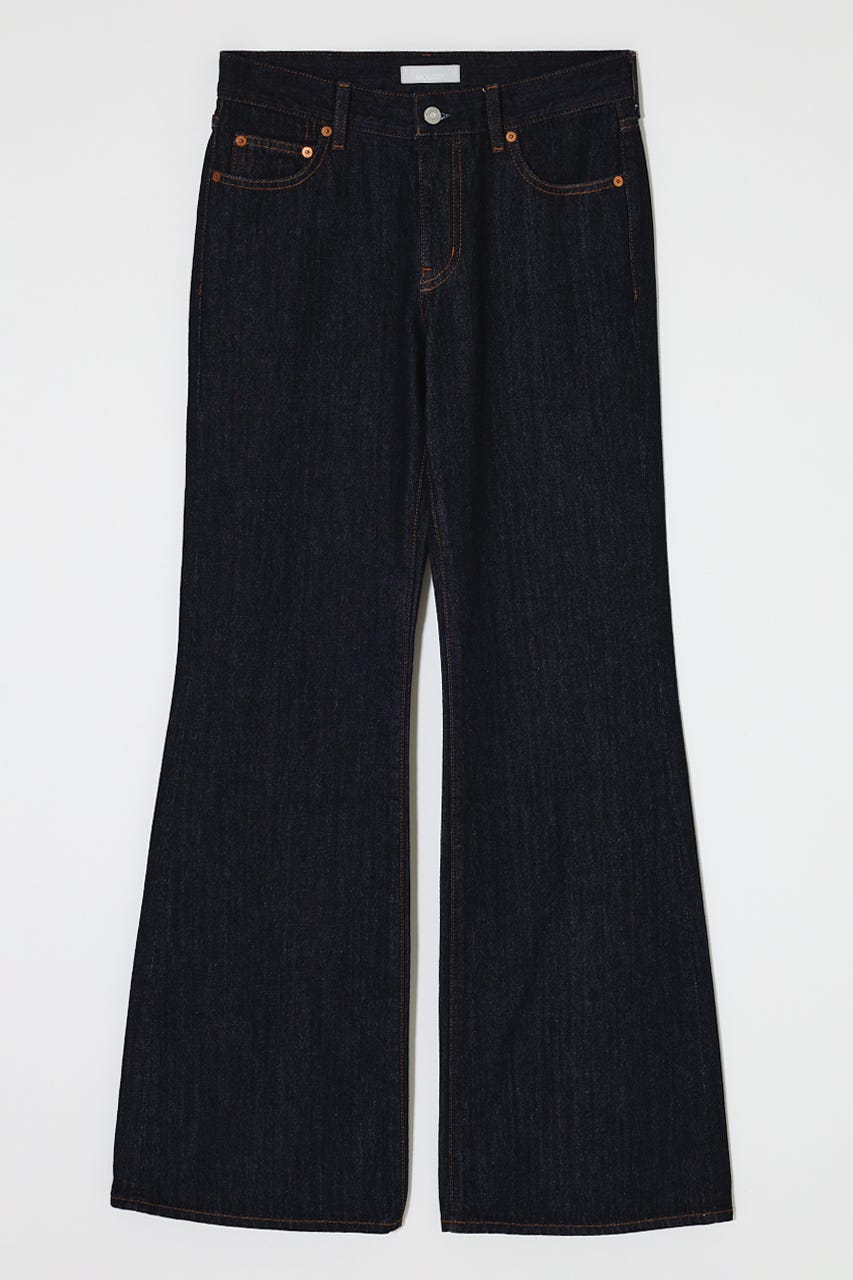 MIDRISE FLARE パンツ One Wash 1