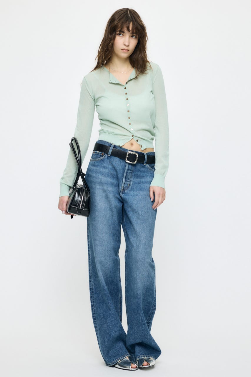 LOW SLUNG ストレート BLU 1