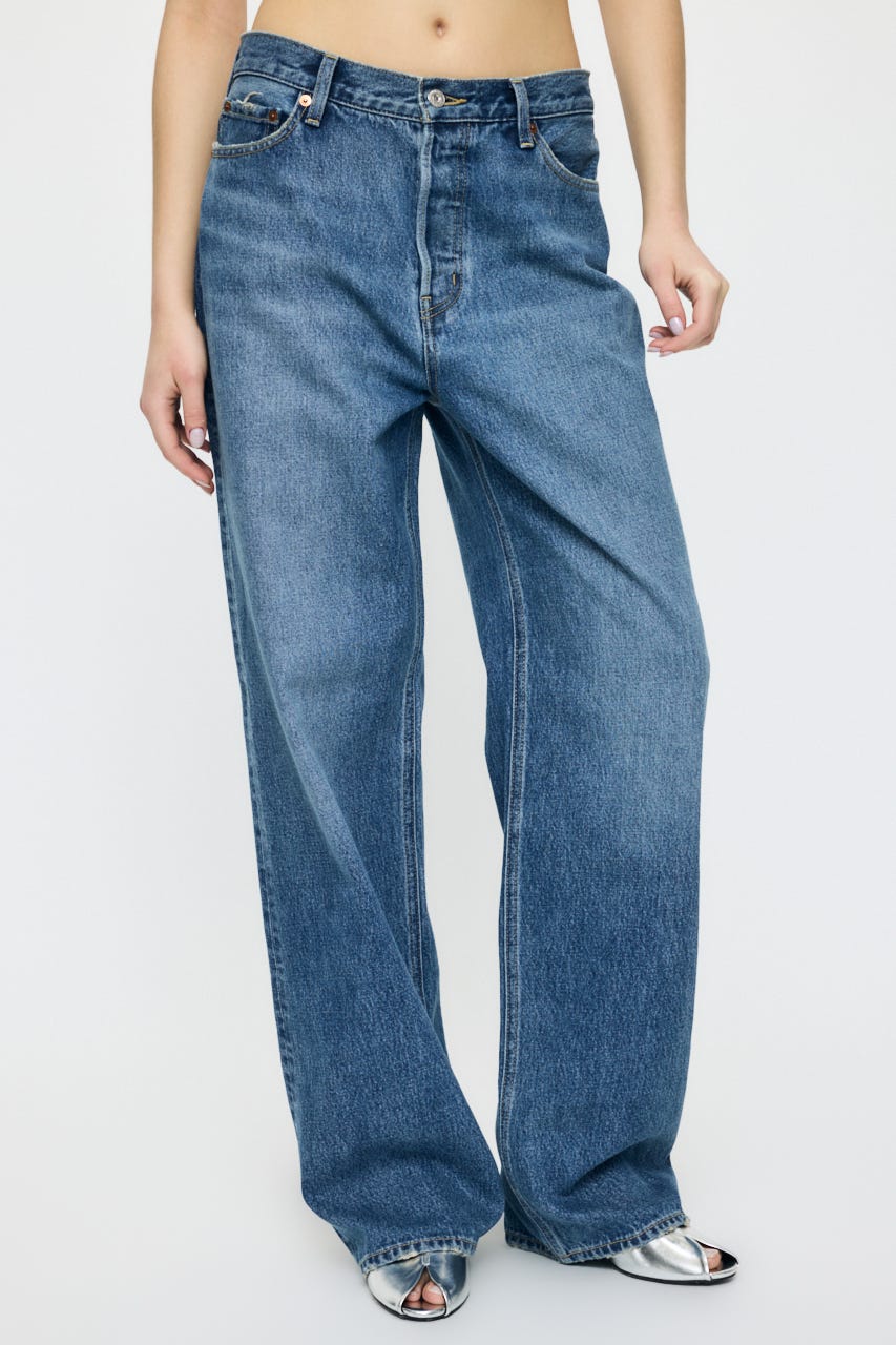 LOW SLUNG ストレート BLU 1