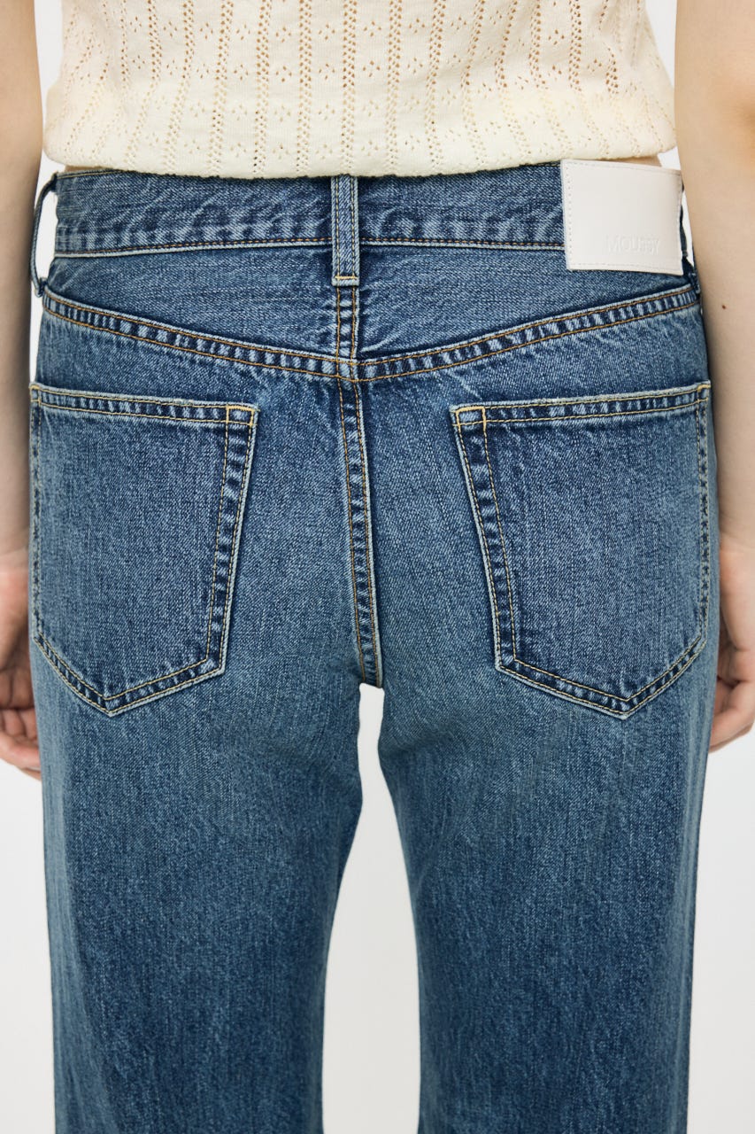 LOW SLUNG RIPPED フレア BLU 1