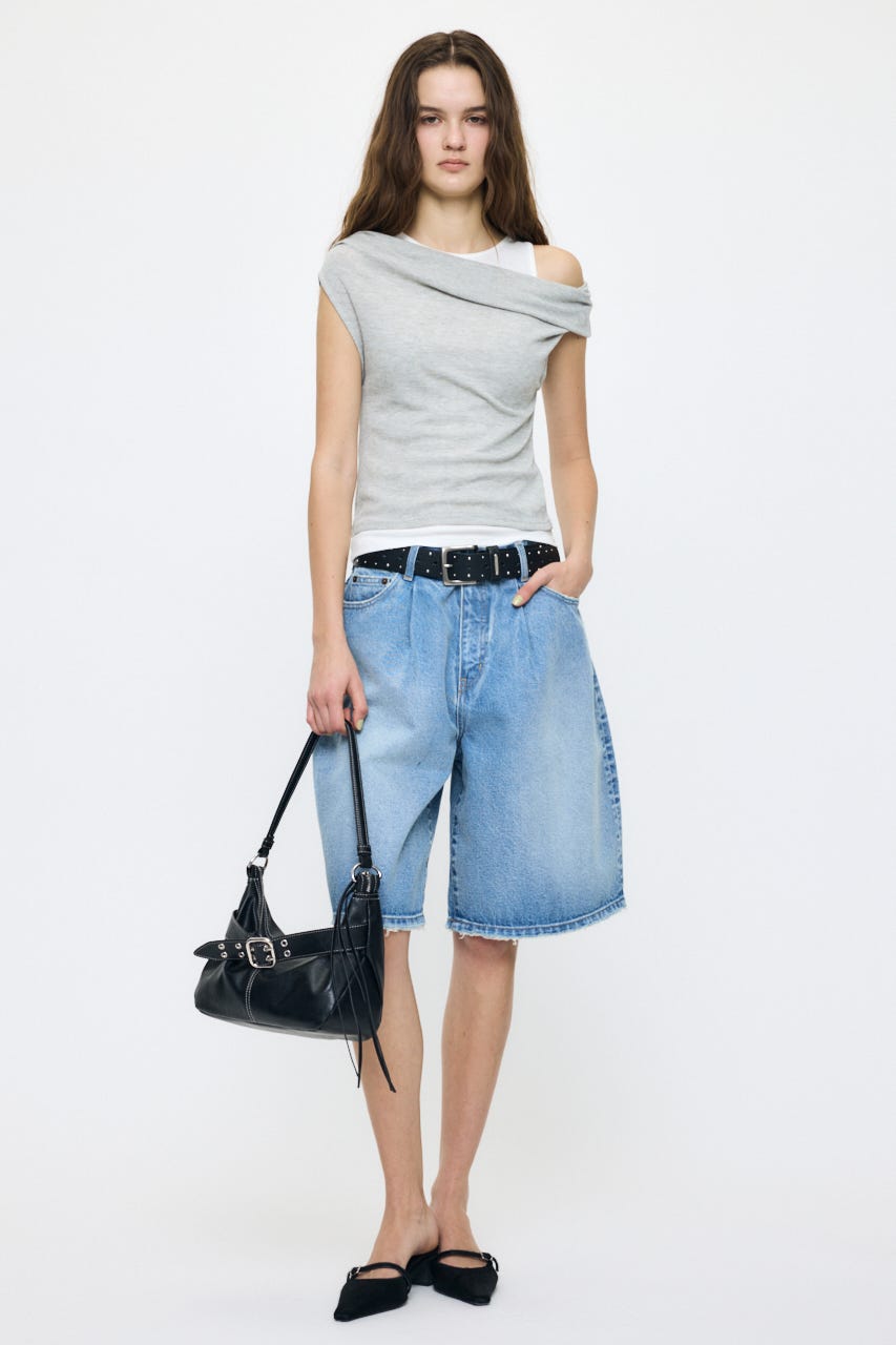 TINY STUDDED ベルト BLK FREE