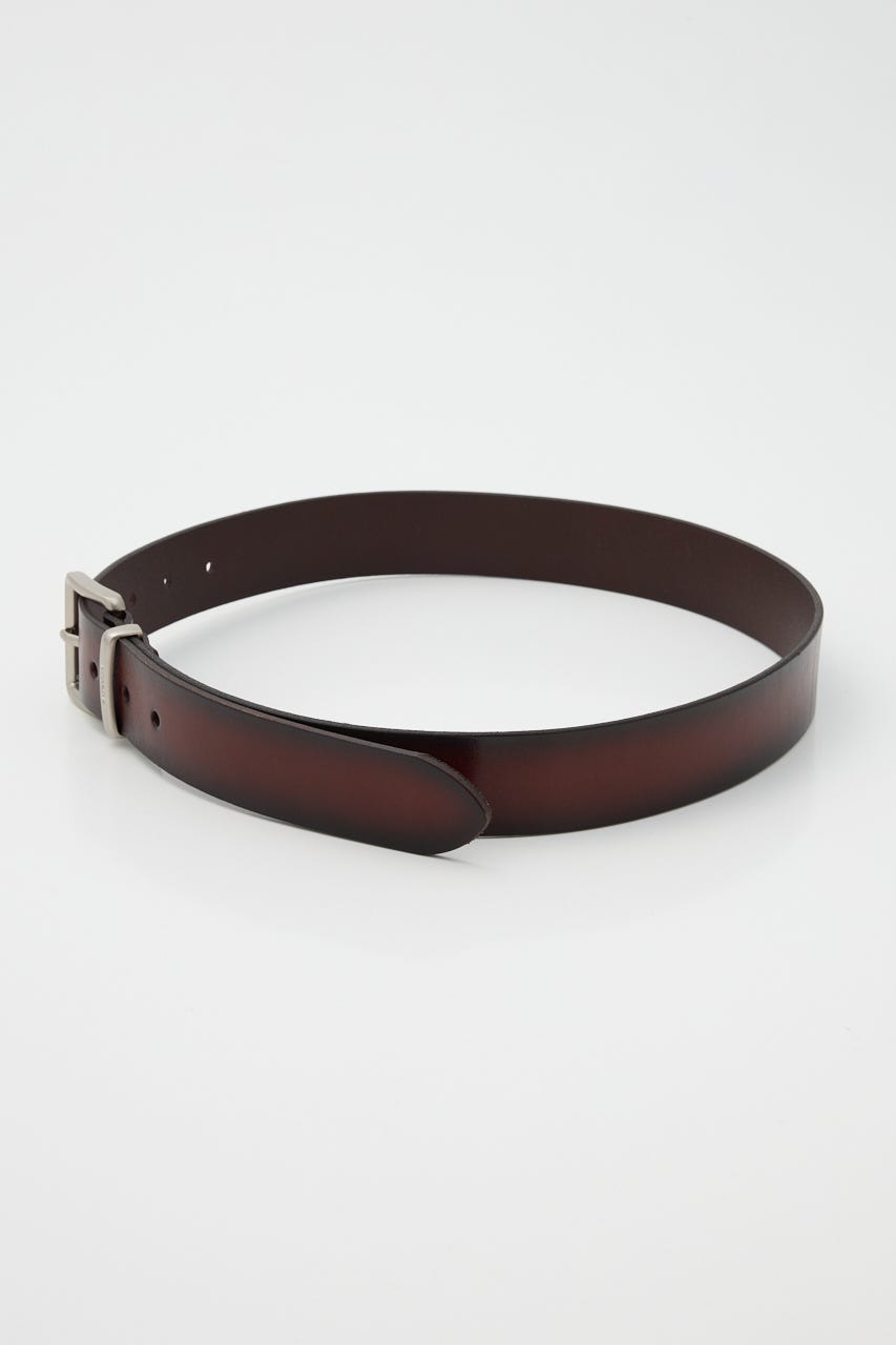 BUCKLE LEATHER ベルト BLK FREE