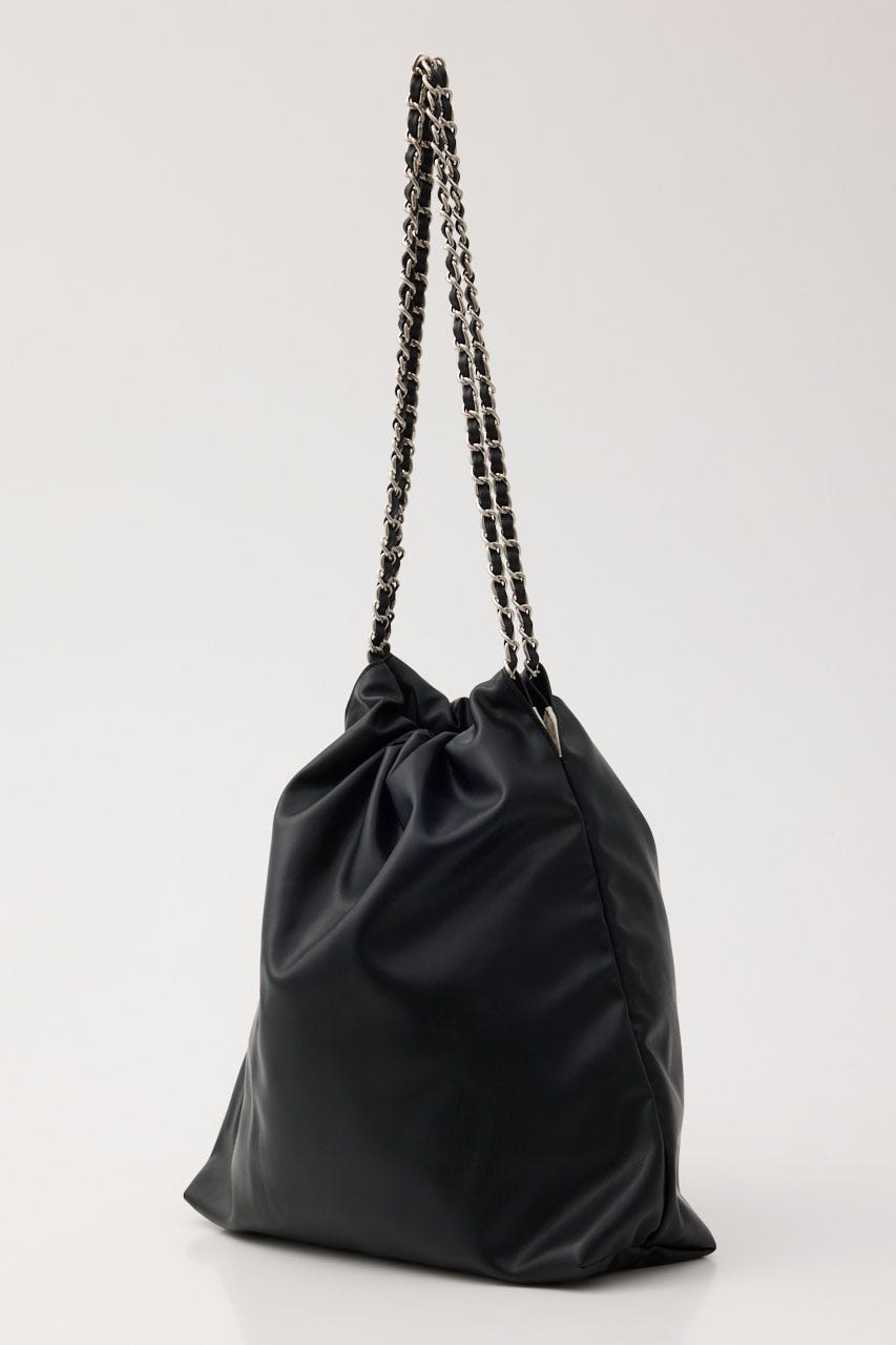 CHAIN CANVAS バッグ BLK FREE