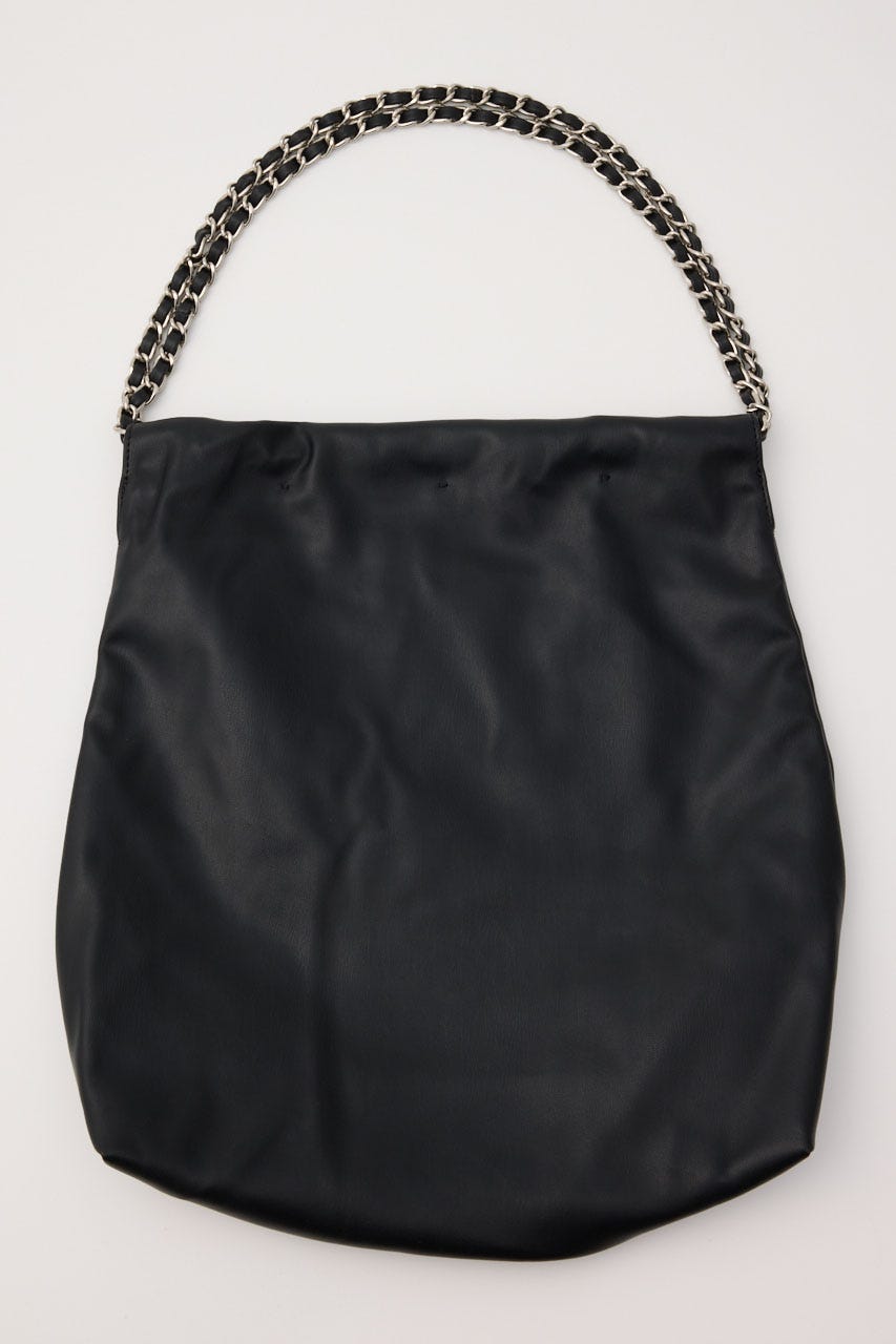 CHAIN CANVAS バッグ BLK FREE