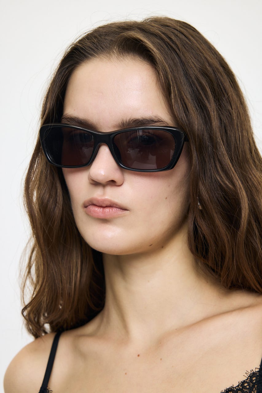 SQUARE CATアイウェアー BLK FREE