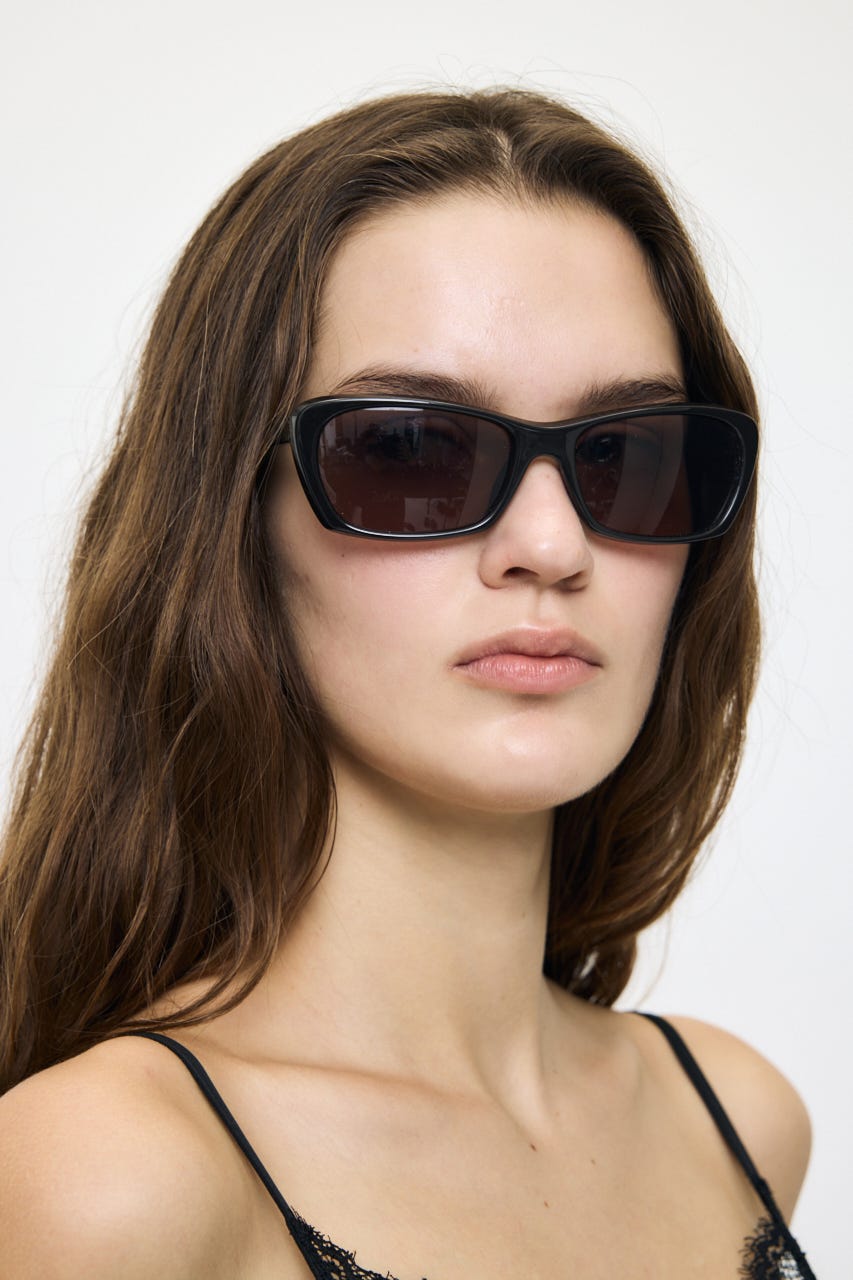 SQUARE CATアイウェアー BLK FREE