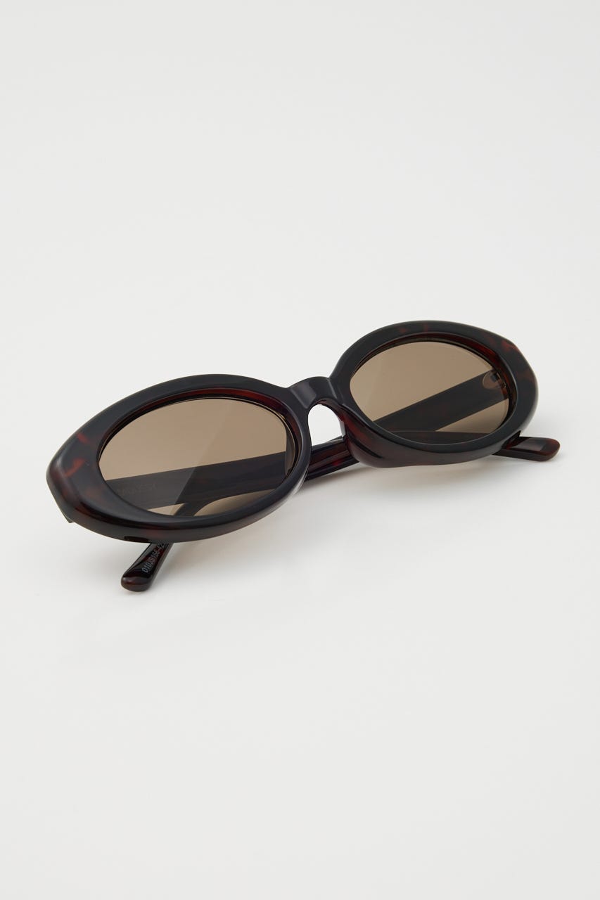 ROUND SLIM アイウェアー BRN FREE