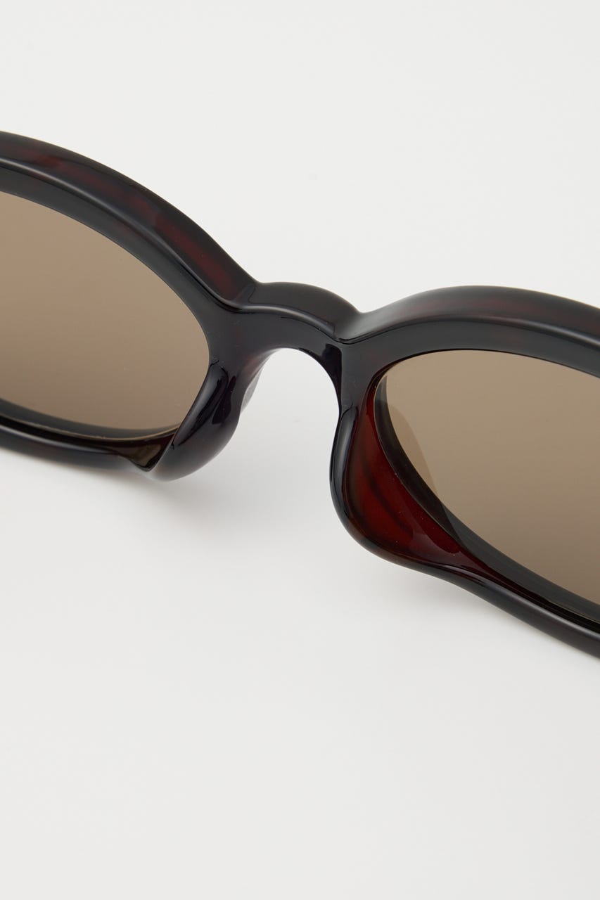 ROUND SLIM アイウェアー BRN FREE