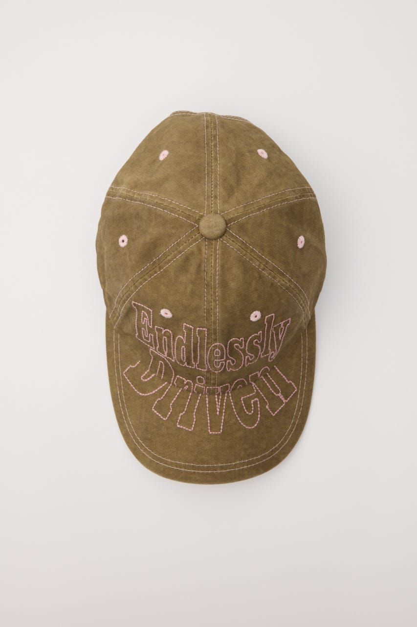 STITCH LOGO BASEBALL キャップ BEG FREE