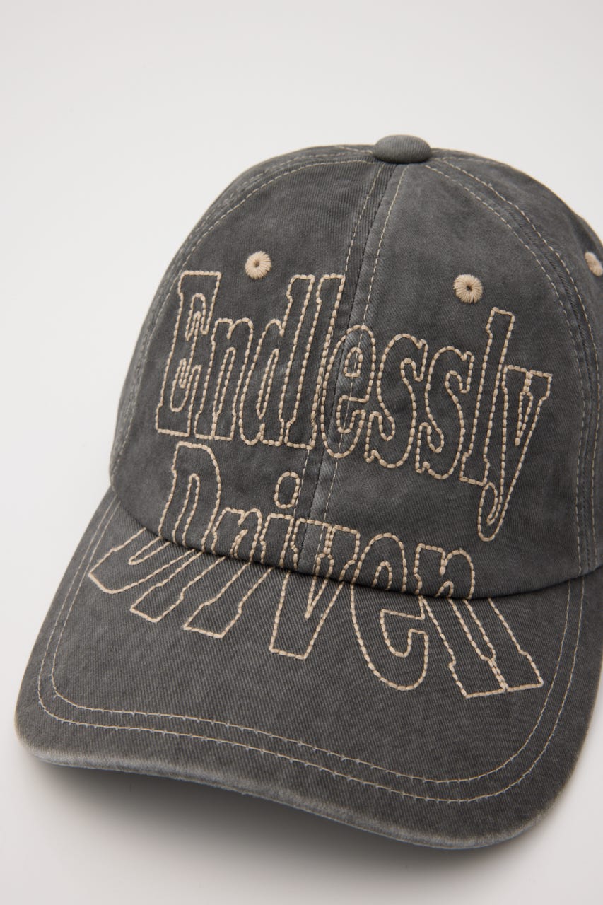 STITCH LOGO BASEBALL キャップ GRY FREE