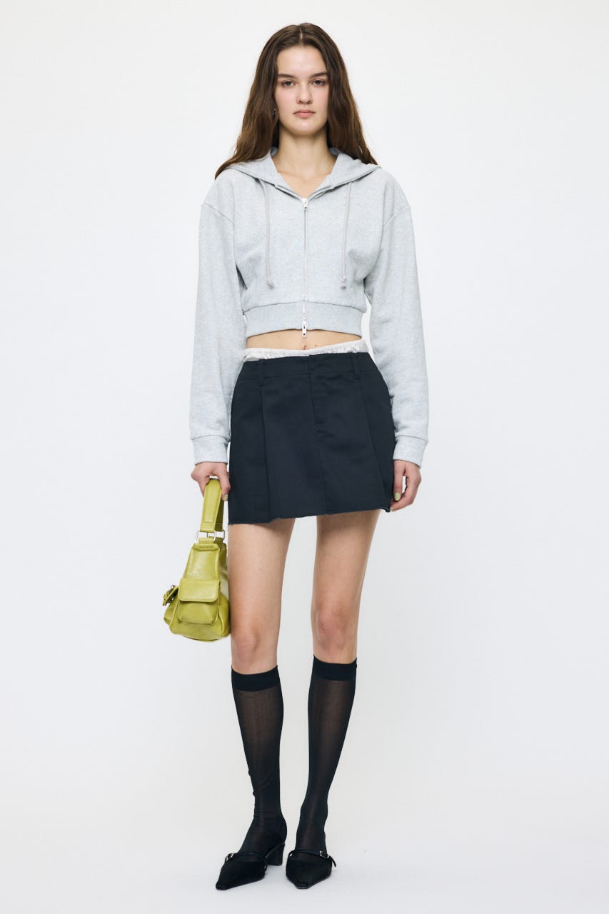 CORSET ZIP フーディー T.GRY FREE