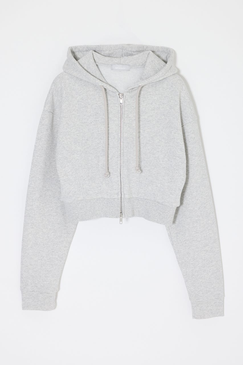 CORSET ZIP フーディー T.GRY FREE