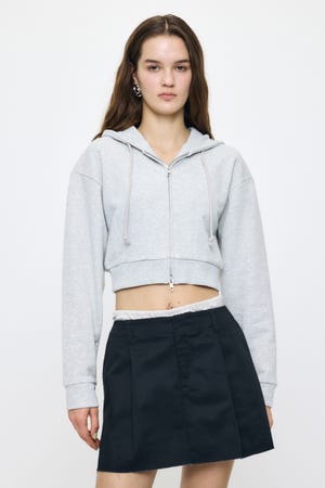 CORSET ZIP フーディー