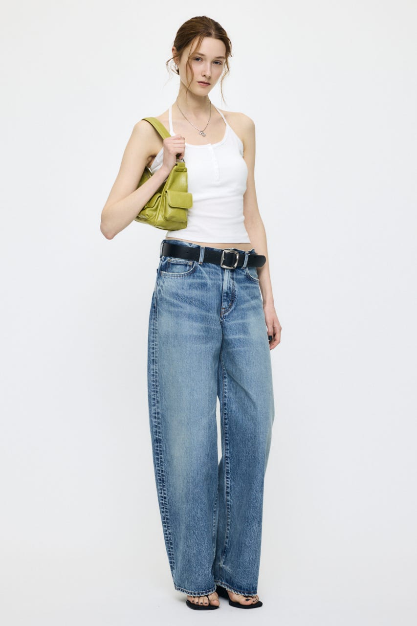 SUVIN GIZA 2WAY キャミソール O/WHT FREE