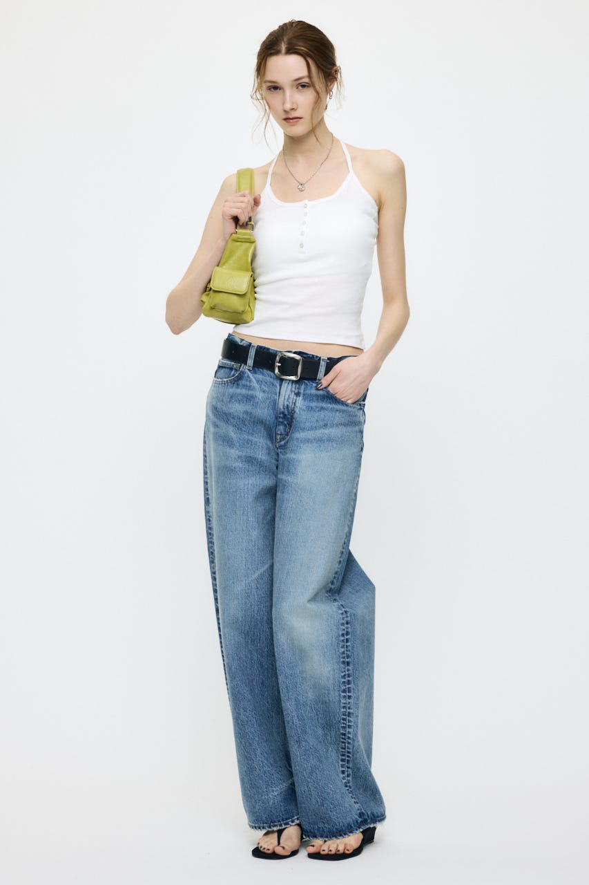 SUVIN GIZA 2WAY キャミソール O/WHT FREE