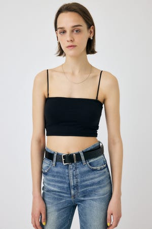 SQUARE NECK BARE キャミトップス