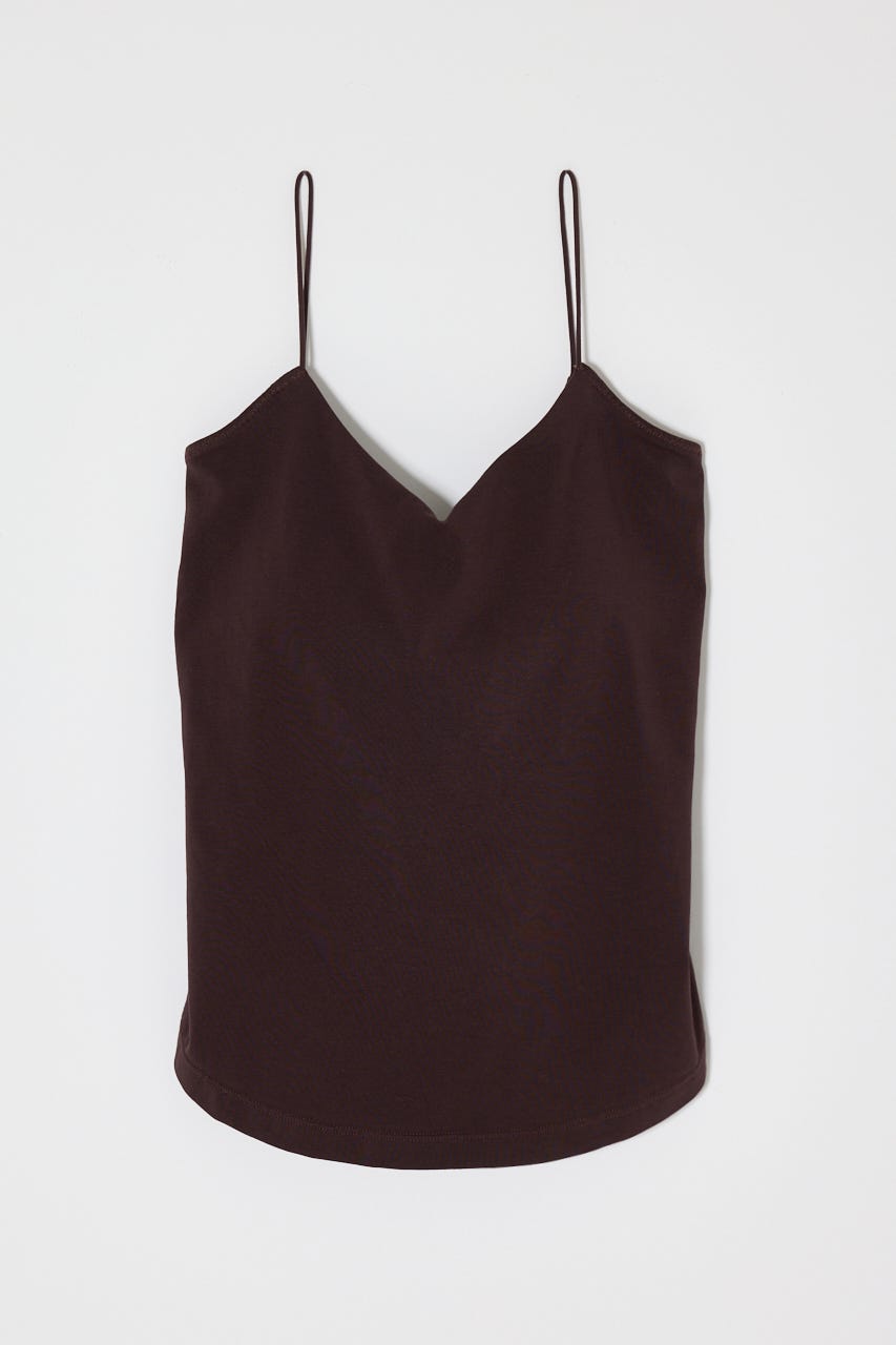 BACK OPEN CUP IN キャミ BRN 2