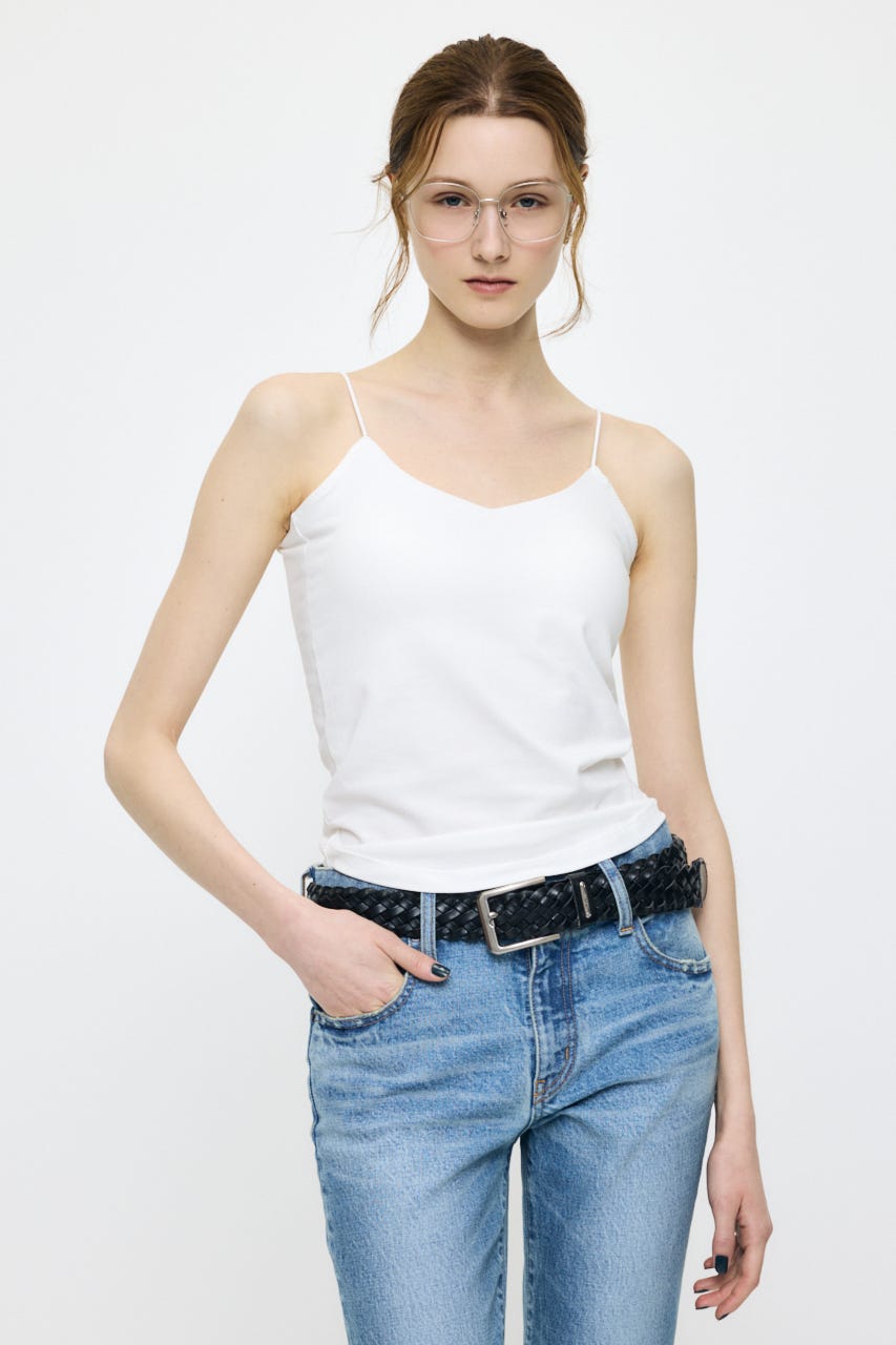 BACK OPEN CUP IN キャミ O/WHT 1