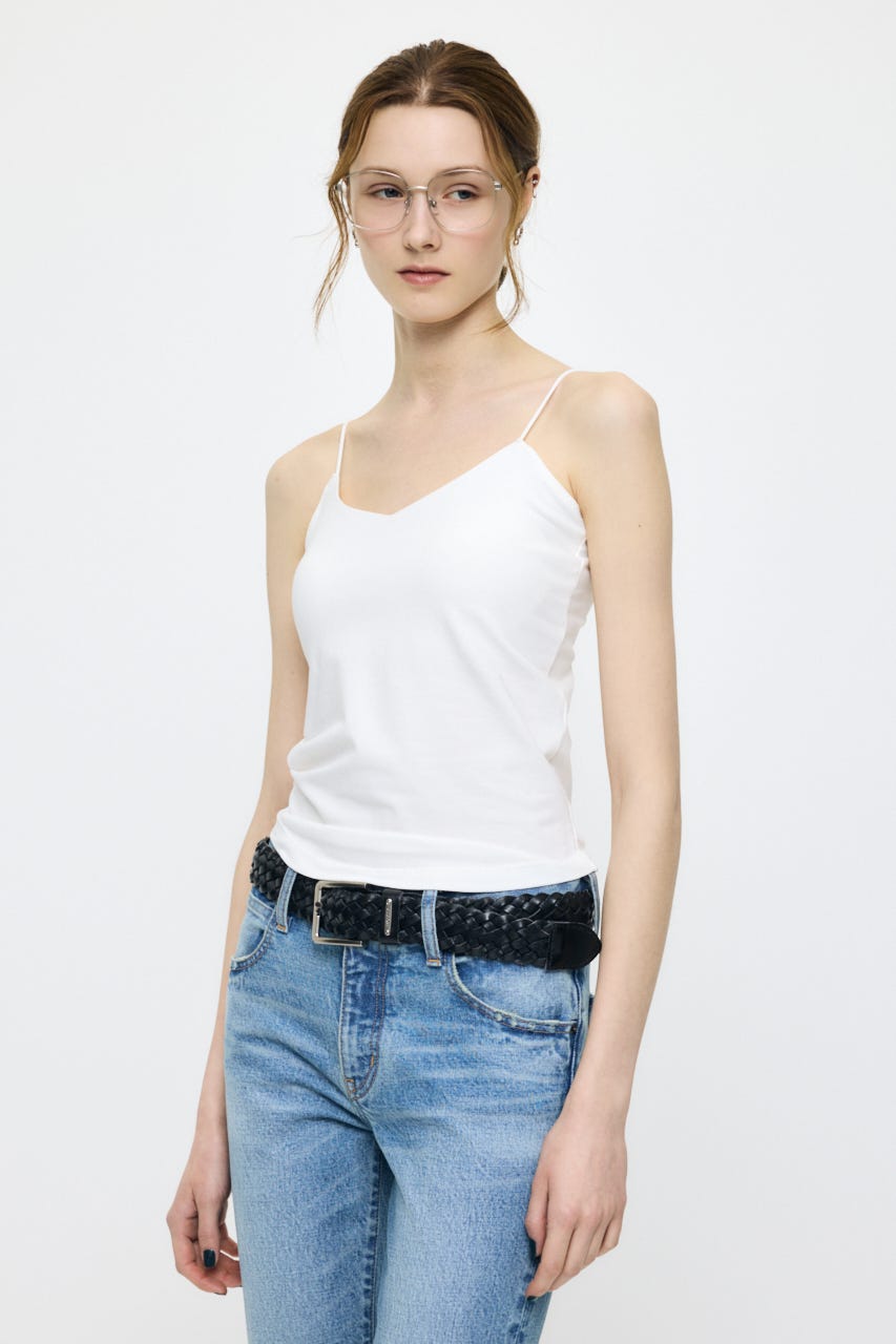 BACK OPEN CUP IN キャミ O/WHT 1