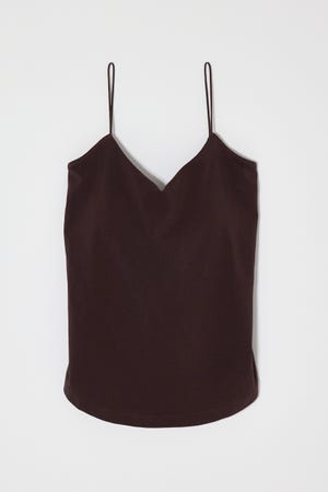 BACK OPEN CUP IN キャミ