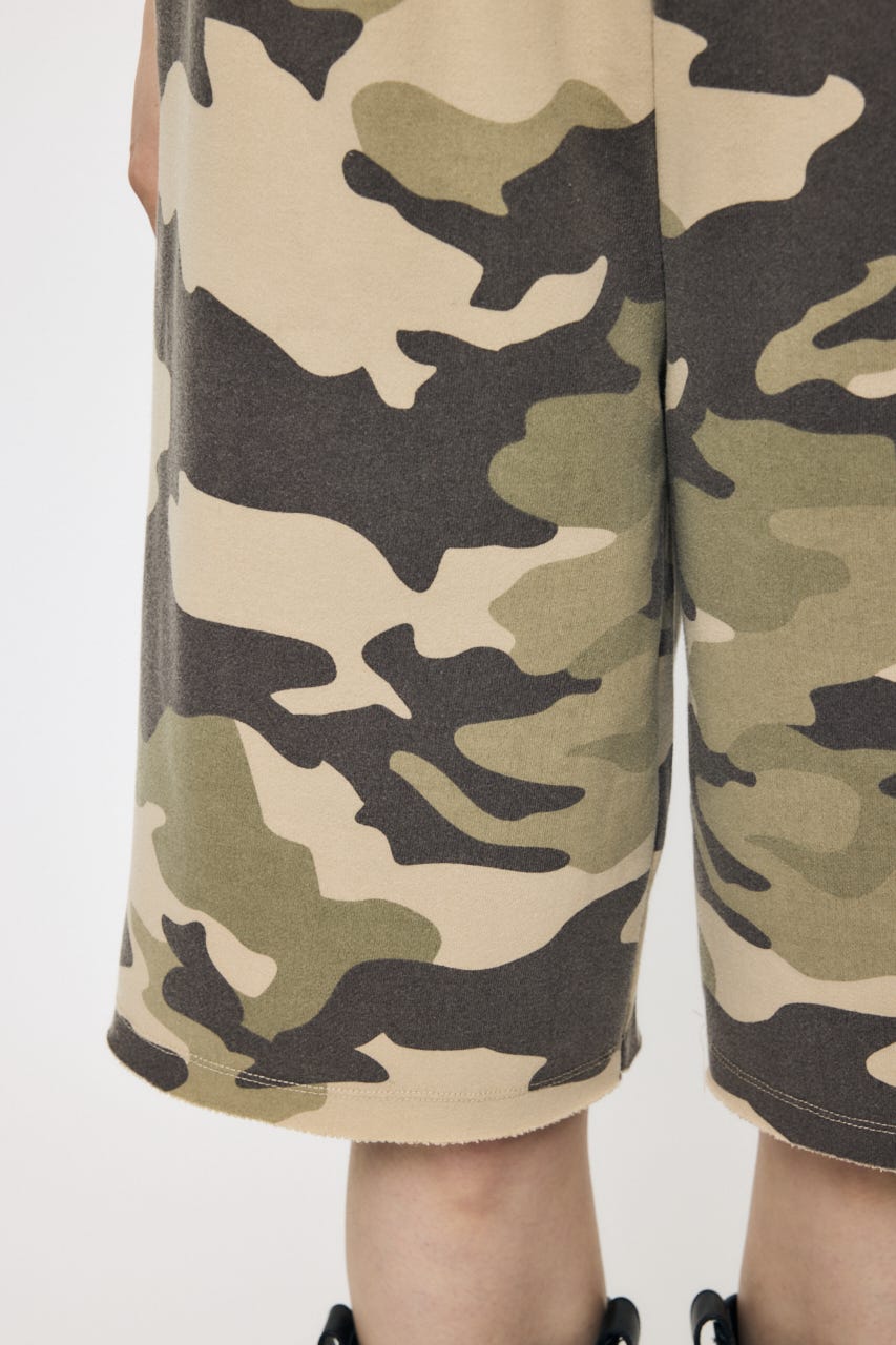 BERMUDA SWEAT ショーツ 柄KHA FREE