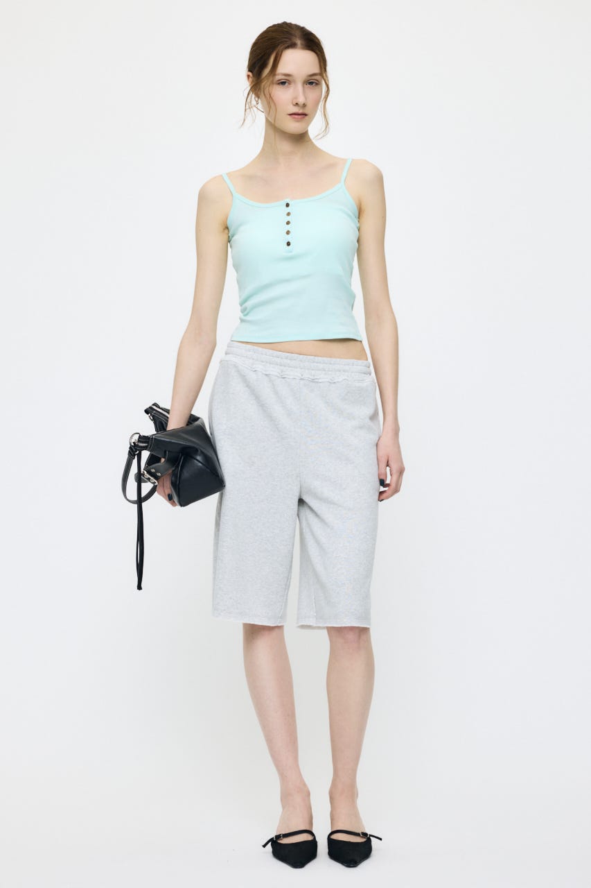 BERMUDA SWEAT ショーツ T.GRY FREE