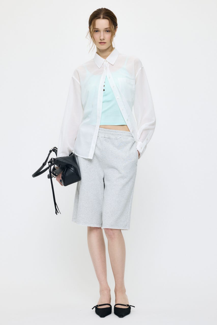 BERMUDA SWEAT ショーツ T.GRY FREE