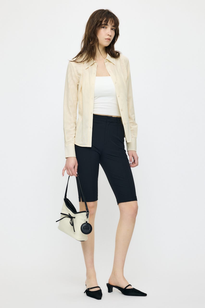 DOT TULLE シャツ IVOY FREE