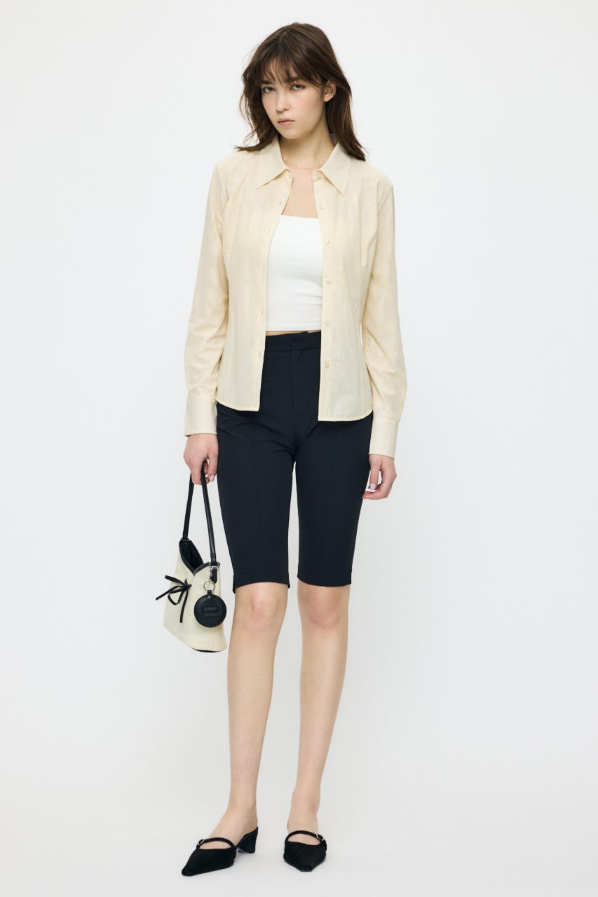 DOT TULLE シャツ IVOY FREE