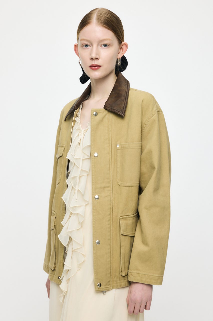 COTTON CHORE ジャケット BEG FREE