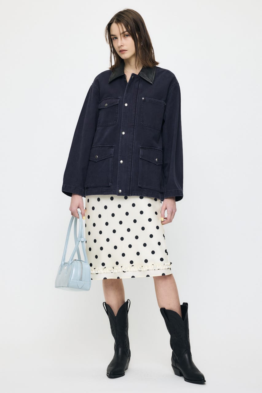 COTTON CHORE ジャケット L/BLK FREE