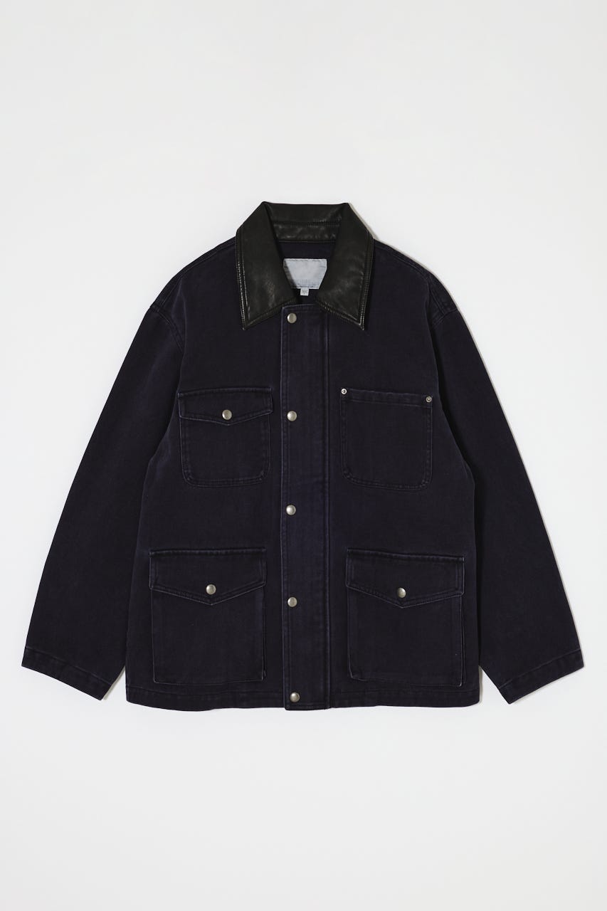 COTTON CHORE ジャケット L/BLK FREE
