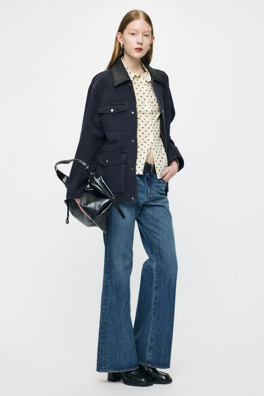 COTTON CHORE ジャケット L/BLK FREE